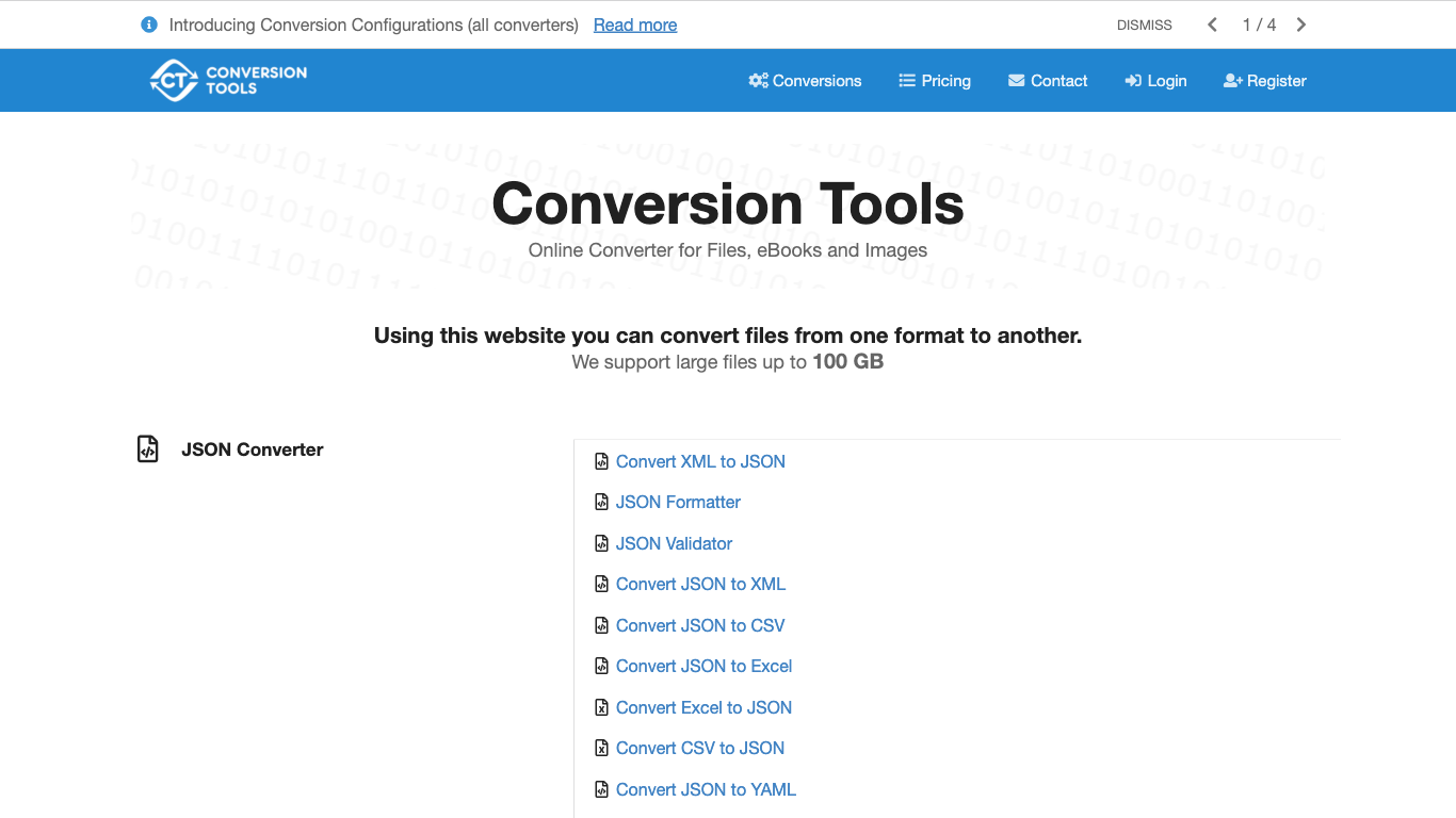 Conversion Tools