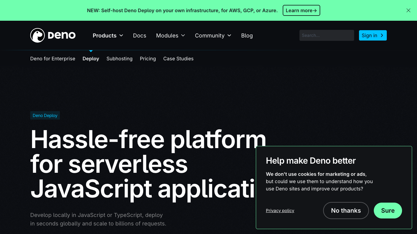 Deno Deploy