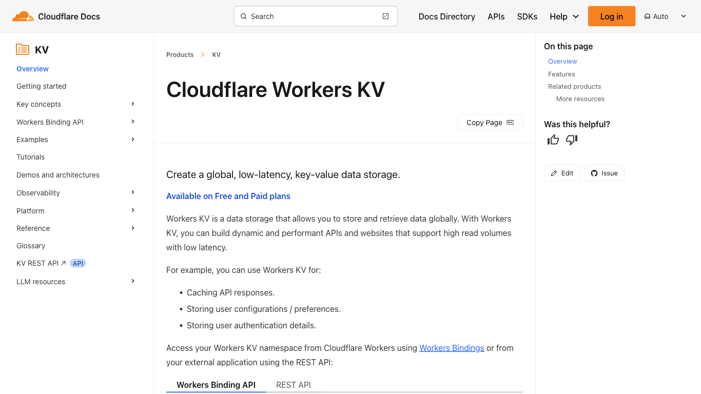 Workers KV