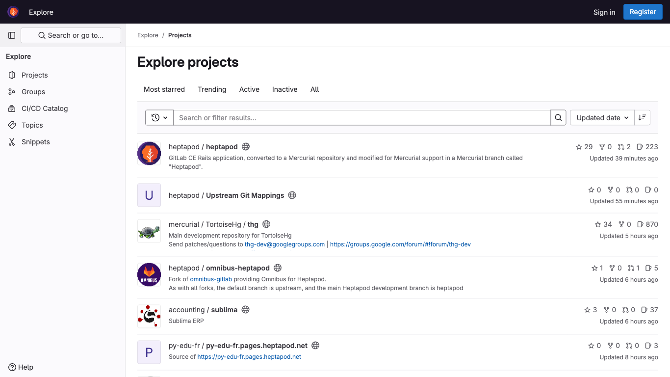 heptapod.net