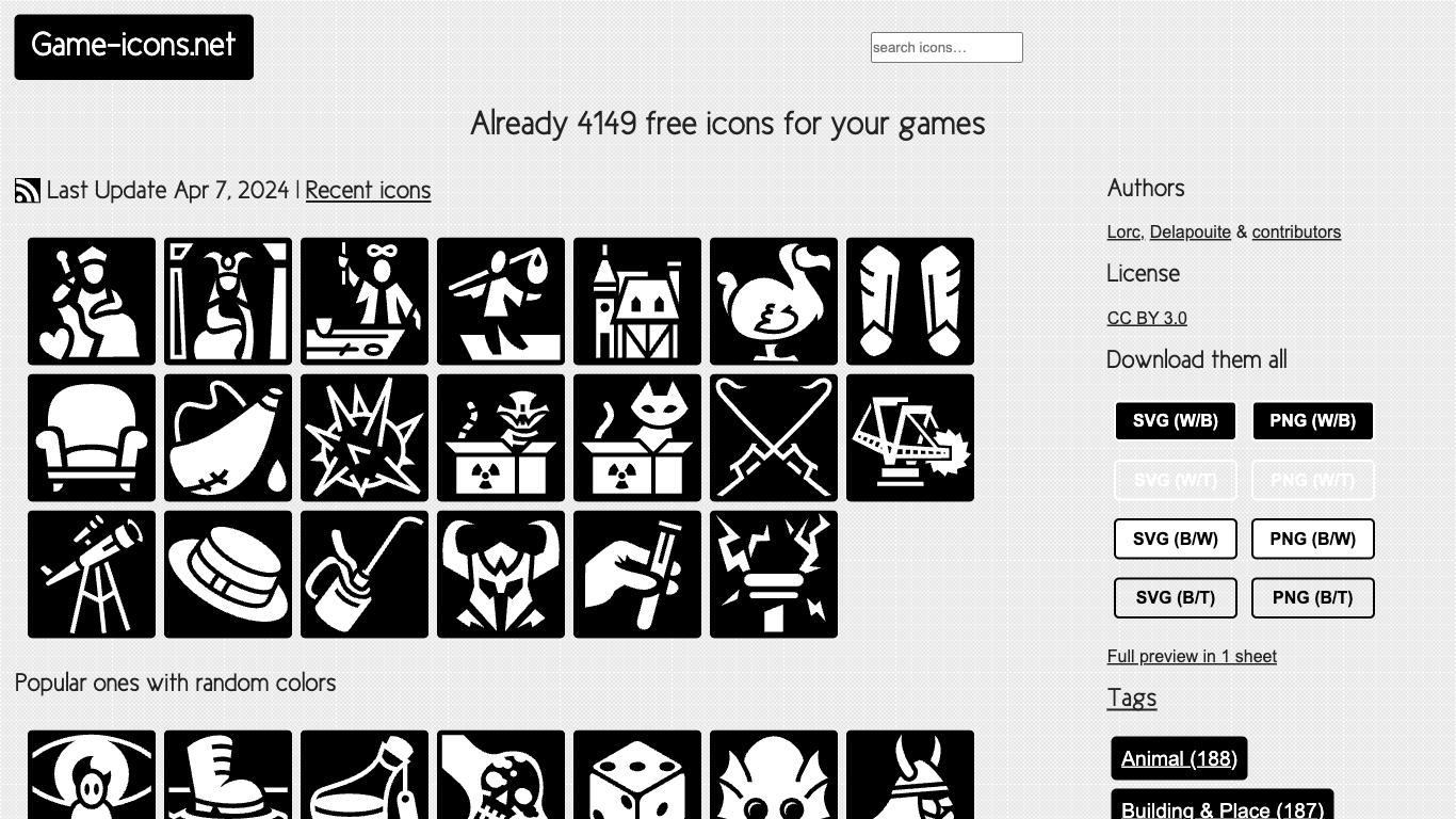 Game Icons