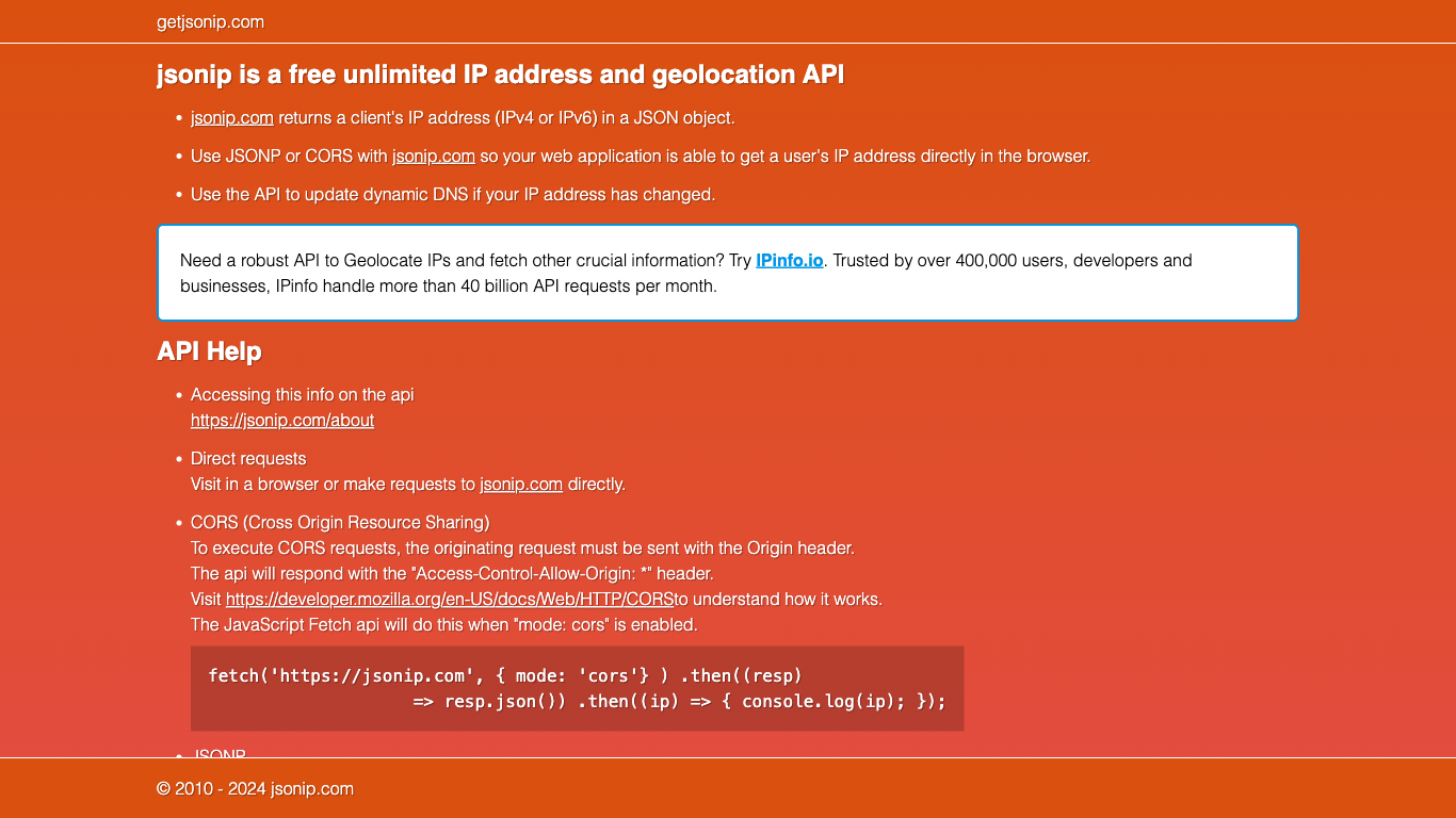 JSON IP