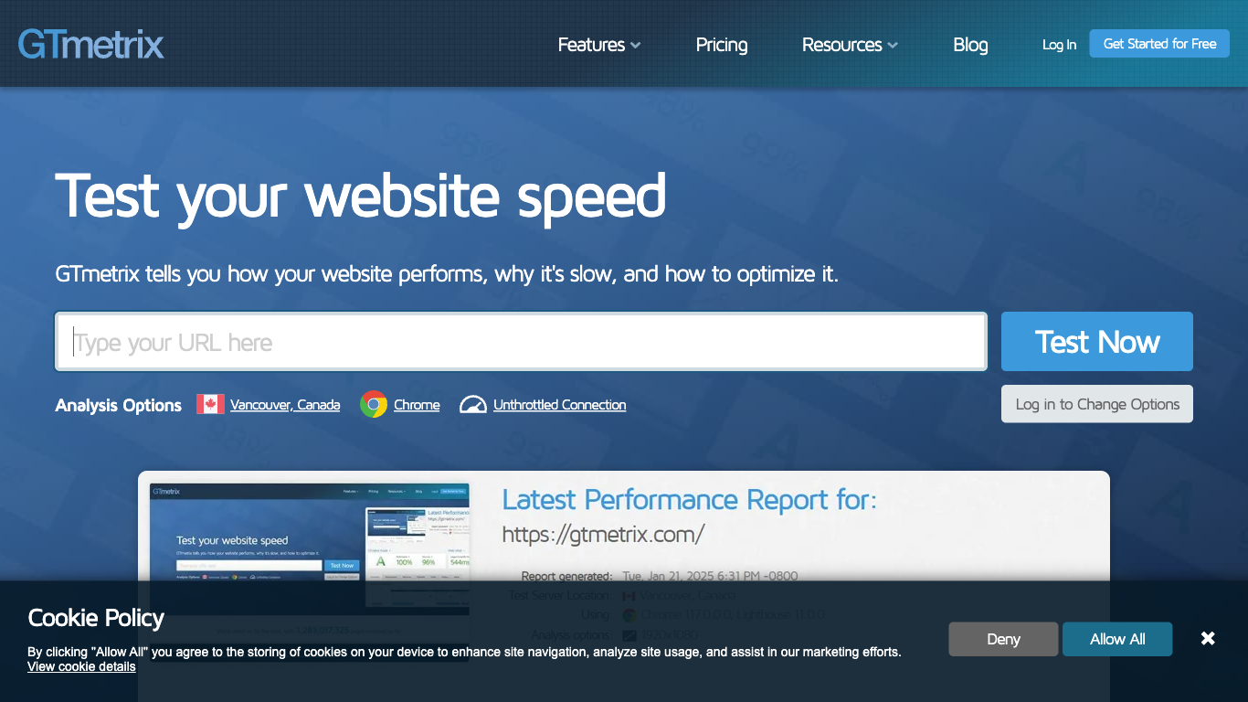 gtmetrix.com