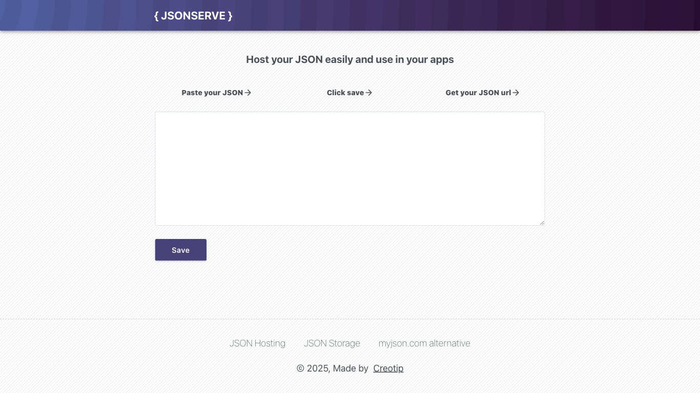 JSON Serve