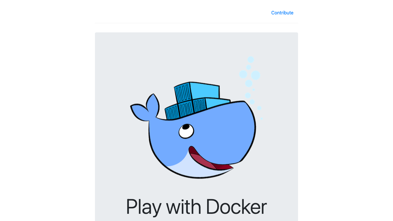 Play with Docker