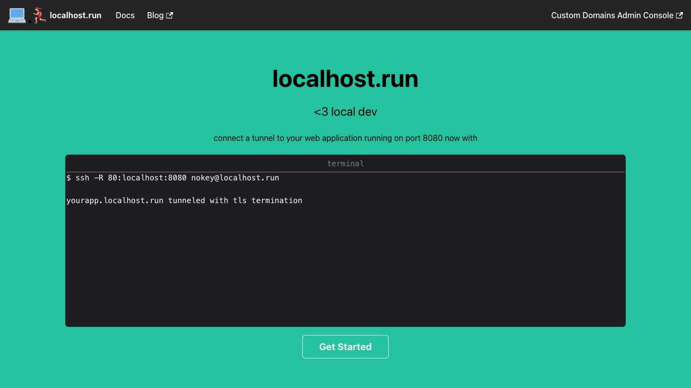 localhost.run