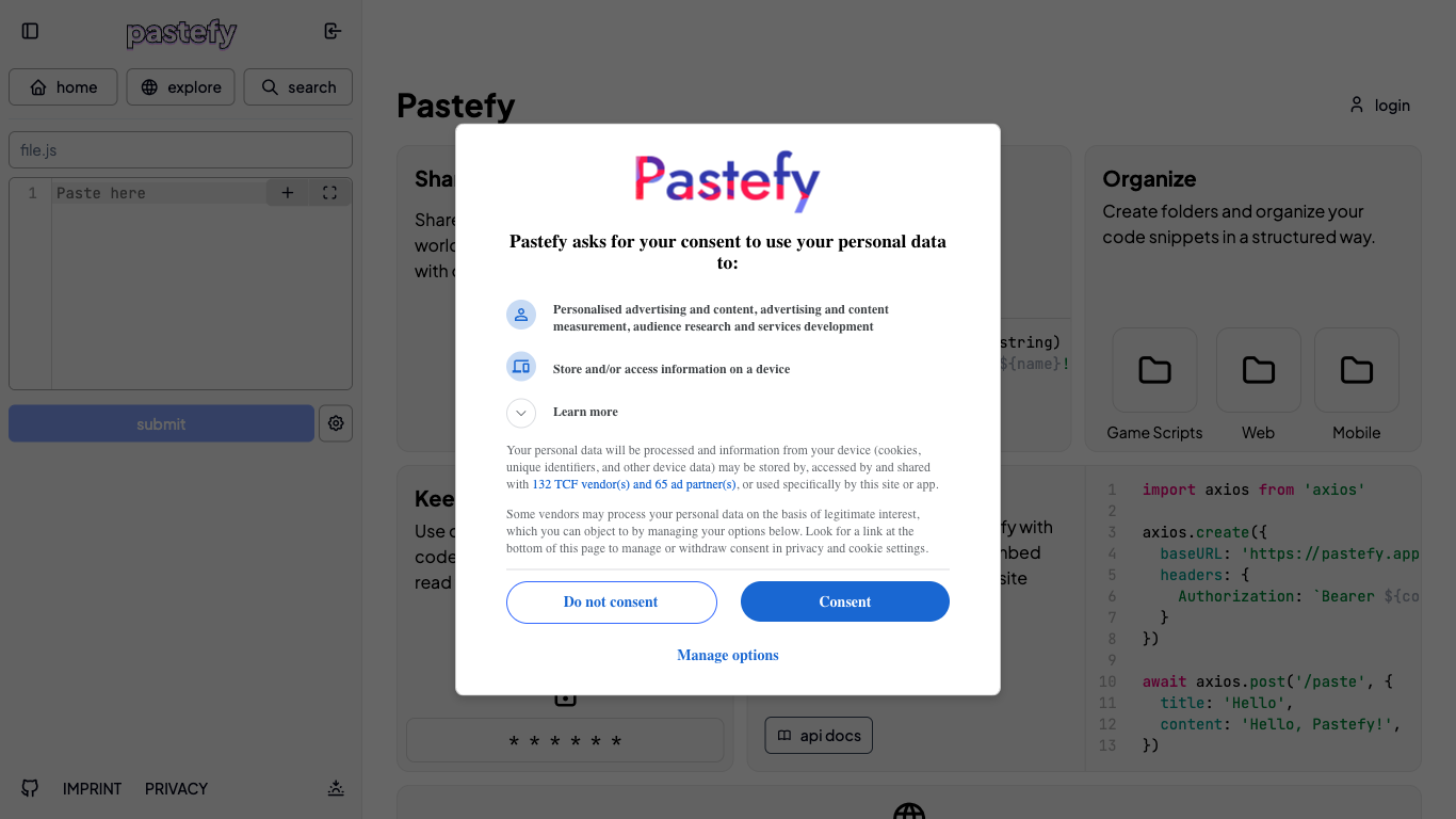 Pastefy