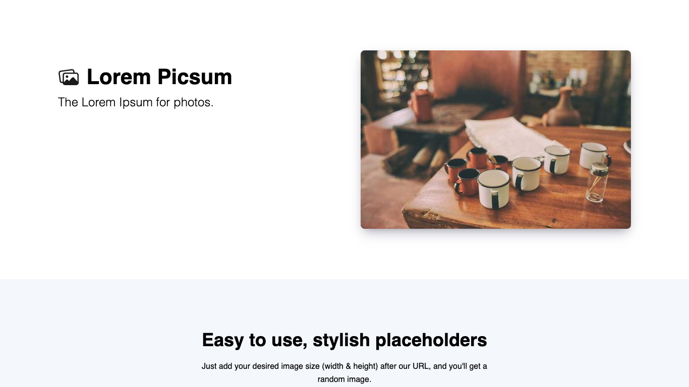 Lorem Picsum