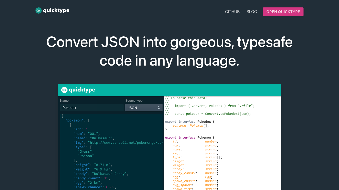 QuickType.io