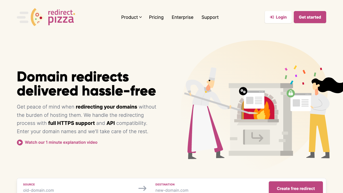 redirect.pizza