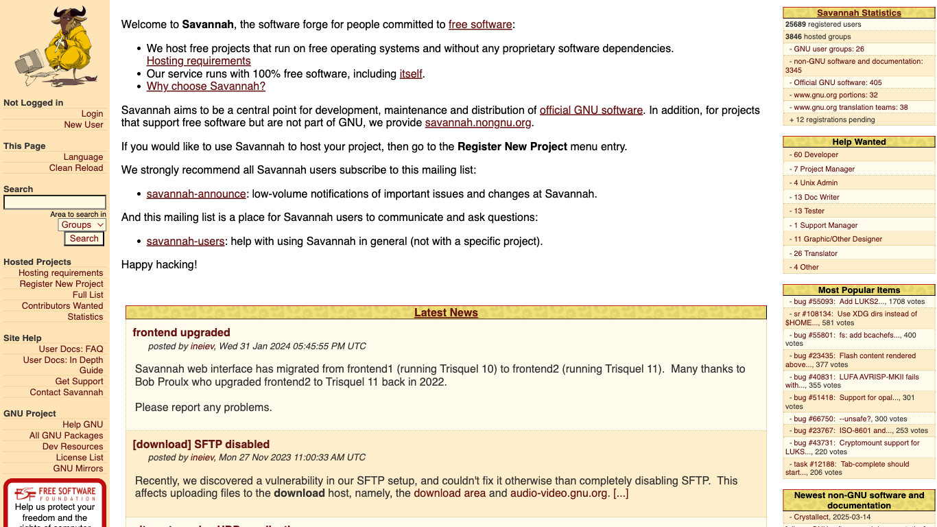 savannah.gnu.org