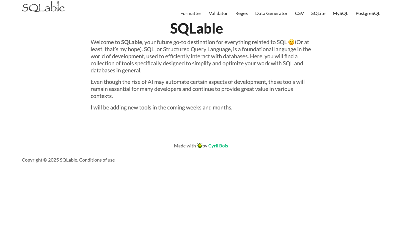 Sqlable