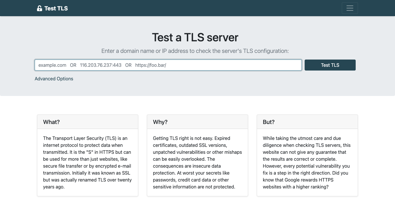 TestTLS.com