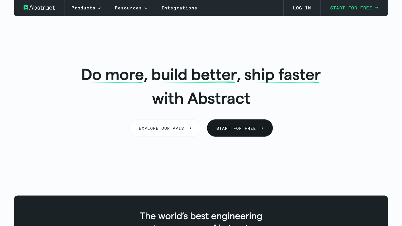 Abstract API
