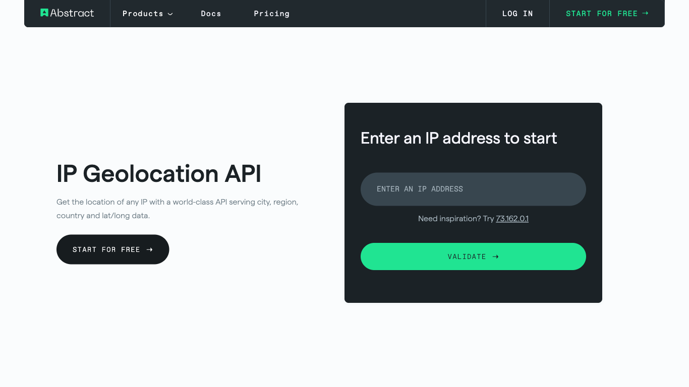 IP Geolocation API