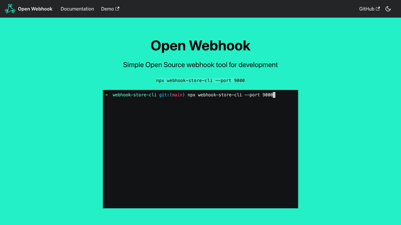 Webhook Store