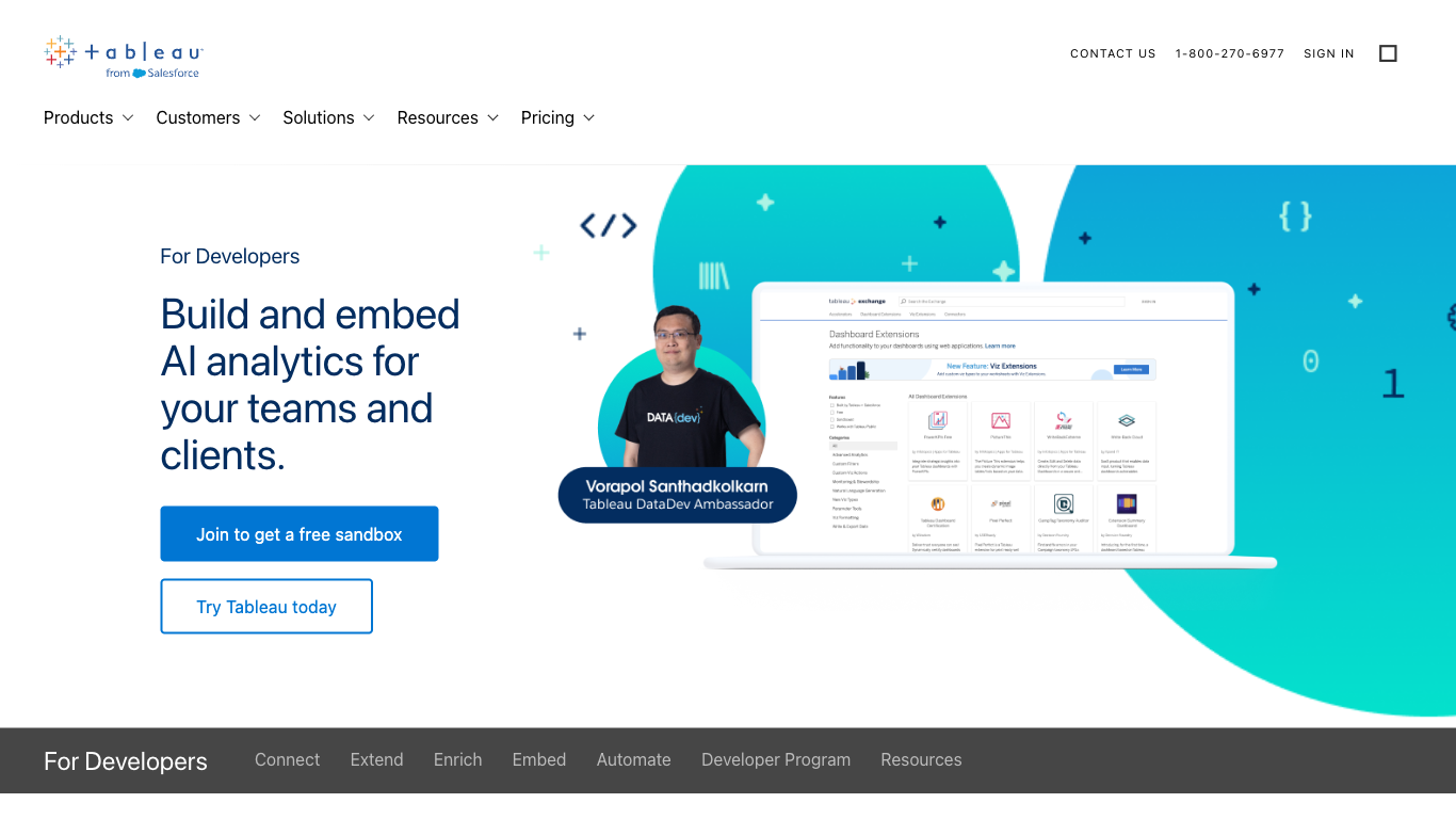 Tableau Developer Program