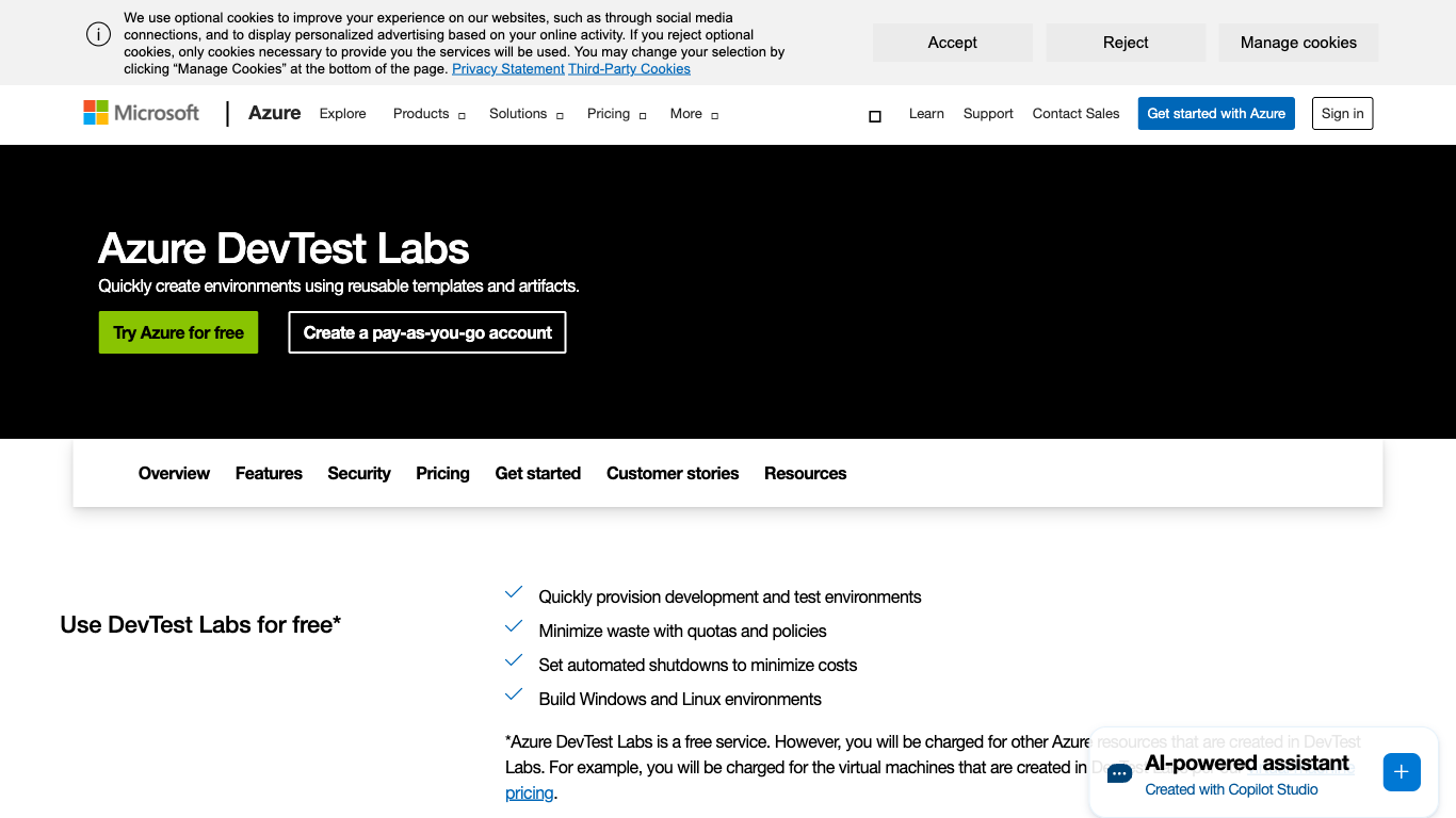 DevTest Labs