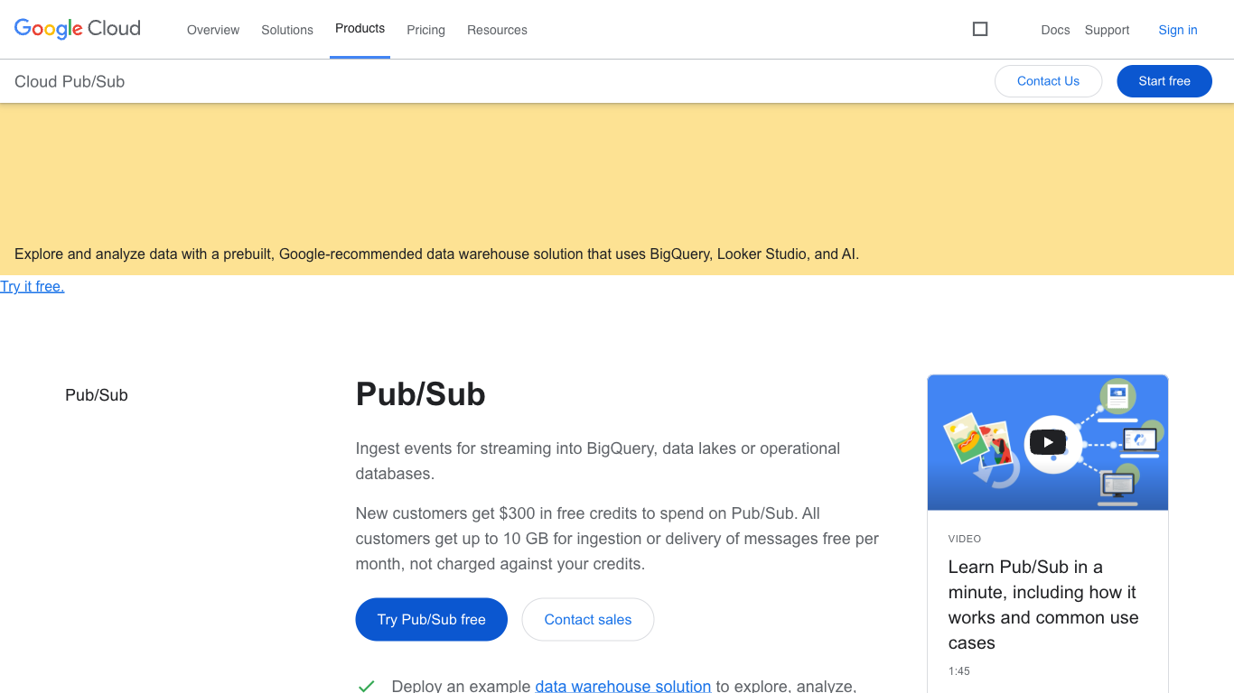 Cloud Pub/Sub