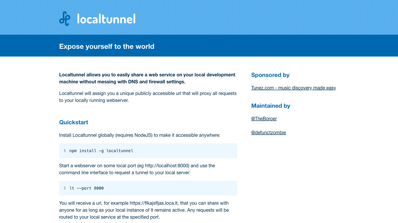 localtunnel